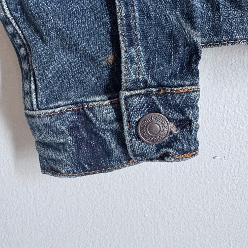 Polo by Ralph Lauren Blue Denim Jacket with Pink Detail - Picture 6 of 16